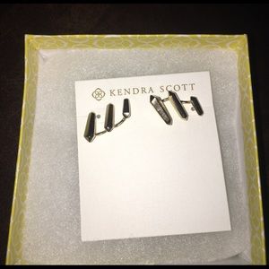 KENDRA SCOTT GOLD EAR CLIMBERS